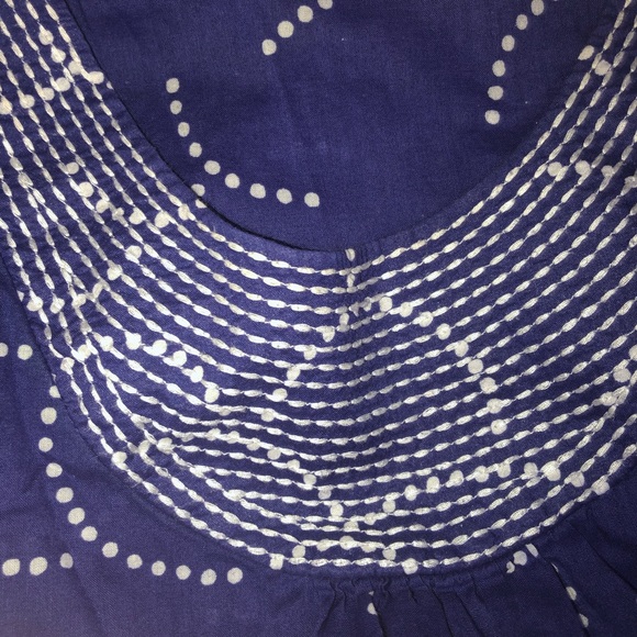 Boden Purple And Green Tunic Top / Dress Size 6 - Picture 6 of 8